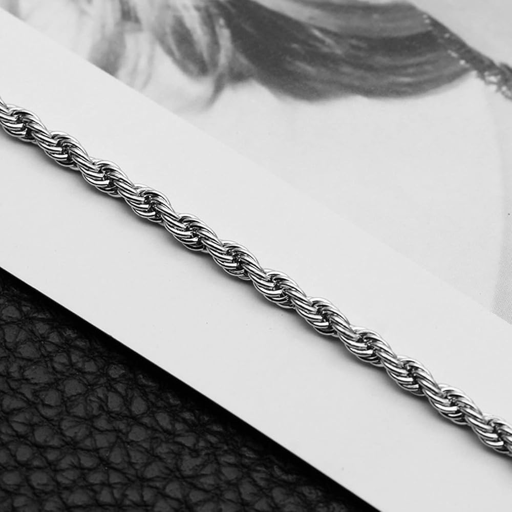 アクセサリー plllllleeeasse silver chain necklace Chain Necklace for Jewelry Making, Silver Necklace Chain